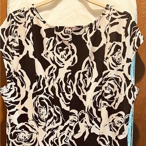 Elle, pink/black dress, worn 1-2 times